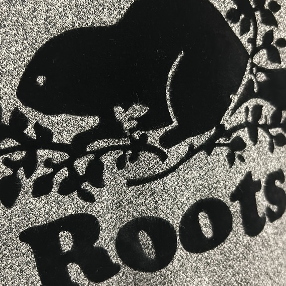 ROOTS salt & pepper kangaroo pocket hoodie - Picture 2 of 11